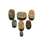 Egyptian Mixed Scarab Collection. 2nd-1st millennium B.C.