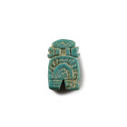 Egyptian Faience Amuletic Pendant. Late Period, 664-332 B.C.
