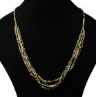 Egyptian Multi-Stranded Mummy Bead Necklace. Late Period, 664-332 B.C.
