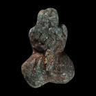 Egyptian Faience Phallic Amuletic Pendant. Ptolemaic Period, 332-30 B.C.