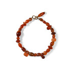 Egyptian Carnelian Bead Bracelet. Late Period, 664-332 B.C. or later
