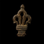 Roman Bronze Openwork Key Handle. Circa 43-410 A.D.