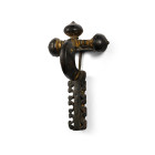 Roman Gilt Bronze Crossbow Brooch. 4th century A.D.