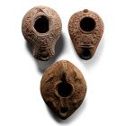 Roman and Byzantine Ceramic Oil Lamp Collection. 4th-8th century A.D.