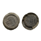 Roman Maximian Terracotta Forger's Coin Mould. Circa late 3rd century A.D.
