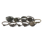 Roman to Medieval Bronze Ring Collection. 1st-16th century A.D.