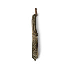 Roman Inscribed Bronze Bow Brooch. 3rd-4th century A.D.