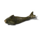 Roman Bronze Dolphin Mount. 1st-2nd century A.D.