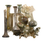 Fragmentary Roman Glass Bottle Group. 1st-4th century A.D.