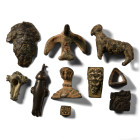 Roman and Other Bronze Artefact Group. 1st-4th century A.D. and later