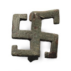 Roman Bronze Fylfot Brooch. 2nd-3rd century A.D.