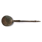 Roman Swan-Necked Silver Spoon. 1st-3rd century A.D.