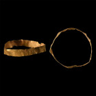 Roman Child's Gold Funerary Ring. 1st-4th century A.D.