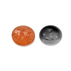 Roman Carnelian Eagle Gemstone. 2nd-3rd century A.D.