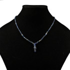 Roman Blue Glass Bead Necklace String. 1st-4th century A.D. and later