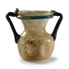 Roman Glass Handled Jar. 1st-4th century A.D.