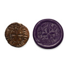Medieval Lead Seal Matrix for William Willmott. 13th century A.D.