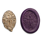 Medieval Lead Seal Matrix for Christine Daughter of Bene. 13th century A.D.