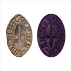 Medieval Lead Seal Matrix for John Son of Richard. 13th century A.D.