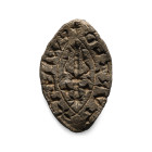 Medieval Lead Seal. 13th-14th century A.D.