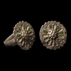 Medieval Silver Ring with Flower. 15th-16th century A.D.