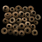 Medieval and Other Lead Spindle Whorl Collection. Circa 12th-18th century A.D.
