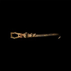 Medieval Articulated Silver Dress Hook. 14th-15th century A.D.