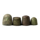 Medieval Bronze Thimble Collection. Circa 14th-16th century A.D.