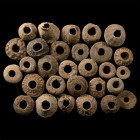 Medieval and Other Lead Spindle Whorl Collection. Circa 12th-18th century A.D.