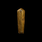 Medieval Knight's Silver-Gilt Heraldic Knife Handle. 15th-16th century A.D.