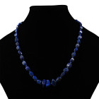 Bactrian Style Lapis Lazuli Bead Necklace String. 20th century A.D.