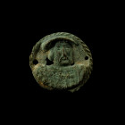 Tudor Henry VIII Tin Supporters Purse Badge. 1509-1547 A.D.
