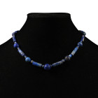 Bactrian Style Lapis Lazuli Bead Necklace String. 20th century A.D.