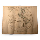 Wall Map of the Americas by Covens & Mortier. Amsterdam, circa 1750 A.D.