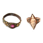 Post Medieval Gold and Other Ring Group. 19th-20th century A.D.