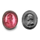 Post Medieval Silver Seal with Portrait of Lord Nelson. 19th century A.D.