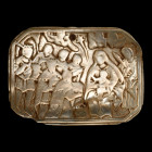 Post Byzantine Adoration of the Magi Shell Plaque. 17th-18th century A.D.