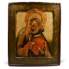 Icon with Virgin Eleousa and Child. Russia, 18th century A.D.