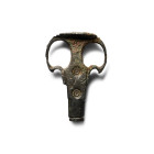 Tudor Bronze Winder Key. 16th century A.D. or later