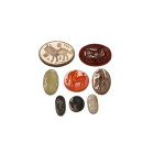 Intaglio Gemstone Collection. 20th century A.D.