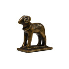 Indian Sacred Copper-Alloy Hindu Ram Statuette. Late 19th-early 20th century A.D.