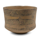 Indus Valley Painted Terracotta Vessel with Fish. 3rd-2nd millennium B.C.