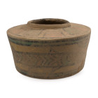 Indus Valley Painted Terracotta Storage Jar with Fish. 3rd-2nd millennium B.C.