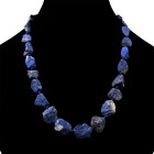 Lapis Lazuli Bead Necklace String. 20th century A.D.