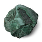Large Green Malachite Boulder Section.