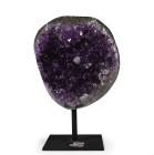 Amethyst Crystal Display on Stand.