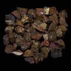Chalcopyrite 'Peacock Ore' Mineral Specimen Group [50].