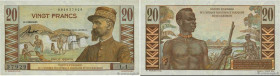 Country : FRENCH EQUATORIAL AFRICA 
Face Value : 20 Francs Émile Gentil IE 
Date : (1957) 
Period/Province/Bank : Institut d'émission de l'A.E.F. et d...