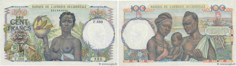 Country : FRENCH WEST AFRICA (1895-1958) 
Face Value : 100 Francs Numéro spécial...