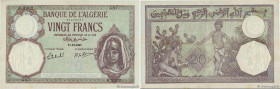 Country : ALGERIA 
Face Value : 20 Francs 
Date : 17 décembre 1941 
Period/Province/Bank : Banque de l'Algérie 
Catalogue reference : P.78c 
Alphabet ...